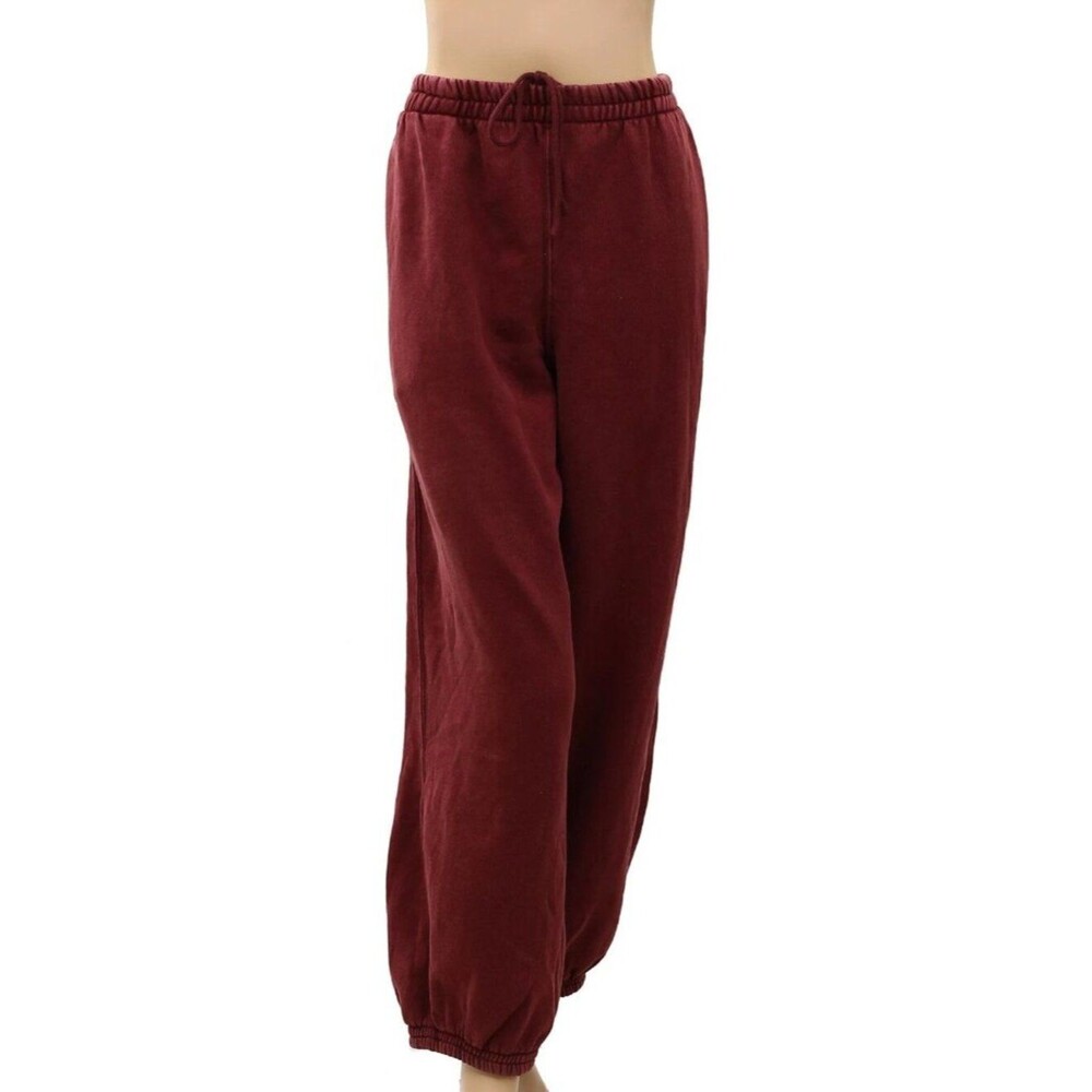 Free People FP Movement All Star Sweatpants Smocked Mid Rise Pull-on L 290240